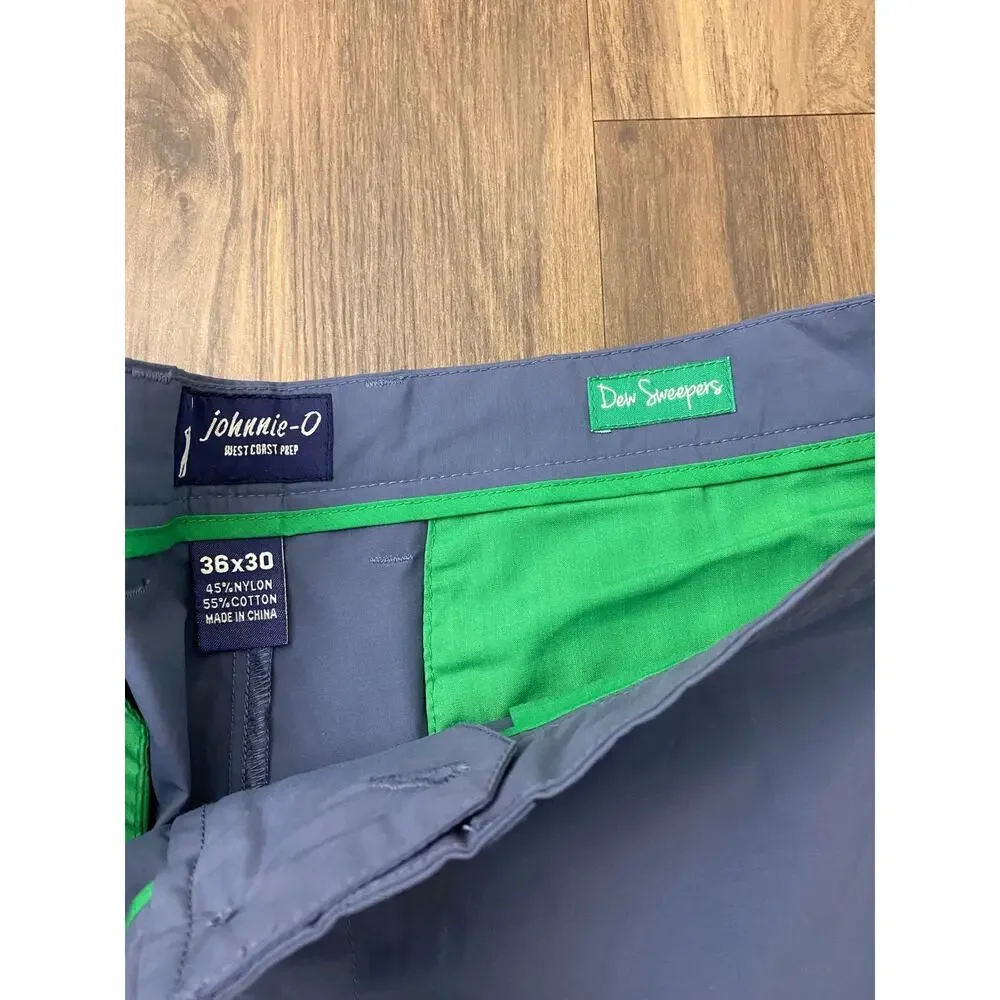 NEW Men Johnnie-O Dew Sweepers lightweight nylon performance chino pants 36x30 - Picture 4 of 4